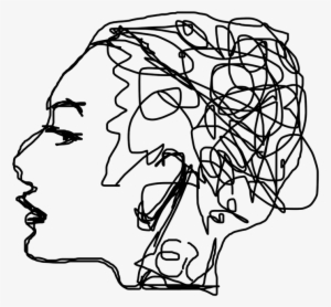 Scribble - Line Drawing Mental Health #3310365