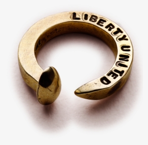 Railroad Spike Bullet Ring By Giles & Brother For Liberty - Liberty United Ring #3310573