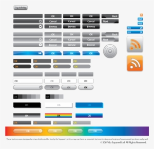 Button Set - Buttons Set #3311394