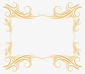 Gold Swirl Frame - Swirl Frame #3311969