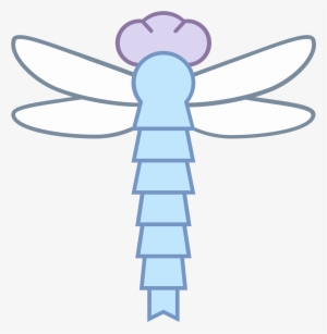 This Is An Icon Depicting A Dragonfly With The Image - Illustration #3313575