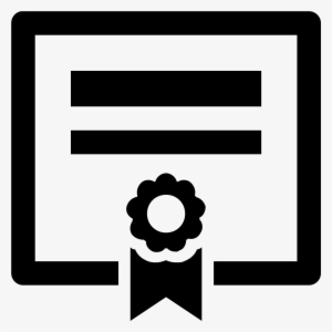 The Icon Is Shaped Like A Square But The Bottom Center - Diploma Icon Png #3313735