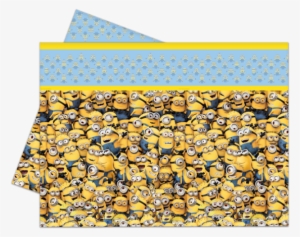 Despicable Me Minions Tablecover - Minions Sunshade- White, Accordion, Front #3314711