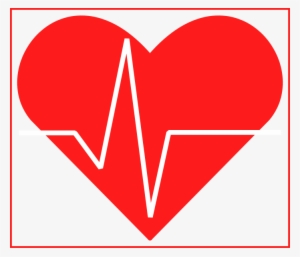 Erf-2 - Heart With Heartbeat In Middle #3314937