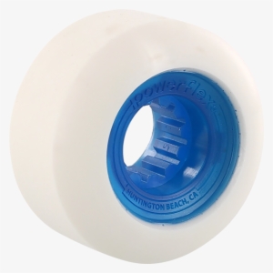 Powerflex Skateboards Rock Candy White / Clear Blue - Skateboard #3315269