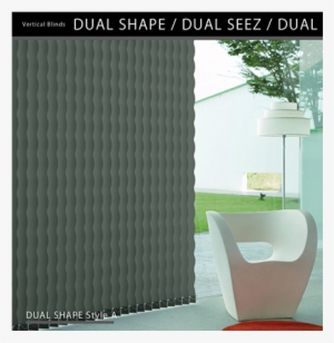 Dual Shape Style A - バーチカル ブラインド 波 型 #3315386