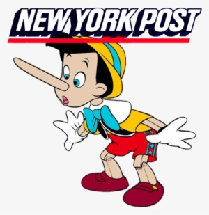 Who Is Writing Editorials At The New York Post - Pinocchio With Big Nose #3316594