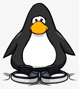 Slate Untied Sneakers Pc - Club Penguin Kick Png #3316903