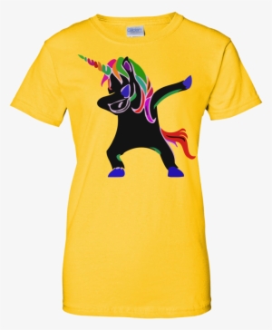Dabbing Unicorn Ladies' T-shirt #3317241