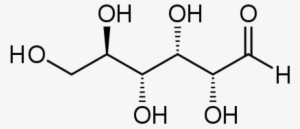 However, Glucose Is Often Depicted As A Linear Molecule - Skeletal Formula Of Glucose #3317302