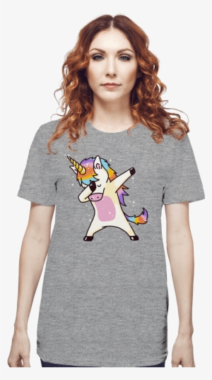 Dabbing Unicorn - Women's Dabbing Unicorn Shirt Dab Hip Hop Magic Girl #3317838
