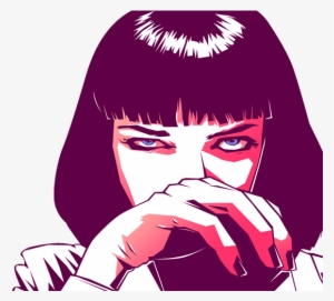 Filter[filter] Mia Wallace - Pulp Fiction Classic Movie Poster Uma Thurman - W10283 #3318012