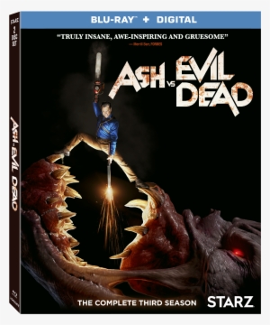 Season 3 Blu-ray Combo Pack Cover - Ash Vs Evil Dead Season 3 Dvd #3318920