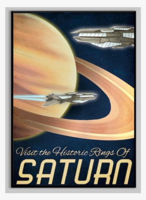 Road Trip Around The Rings Of Saturn - Planet Posters #3319292