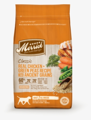 Merrick Classic Real Chicken And Green Peas Recipe - Merrick Classic Small Breed Recipe Adult Dry Dog Food #3320059