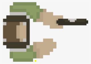 Player W/ M1911 - Pixel Art #3320255
