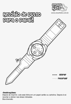 Atividade Dia Dos Pais Monte Relógio - Father #3321528