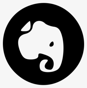 Evernote Comments - Blogger Logo Black And White Png #3321991