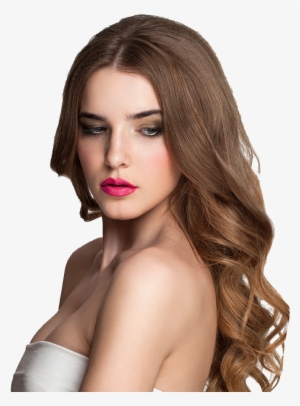 Hair Extensions Woman Long Brown Curly Hair - Hair #3322681