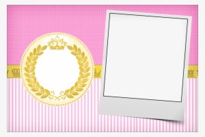 Moldura Para Carto Provenal - Coroa Princesa Lilas #3322919