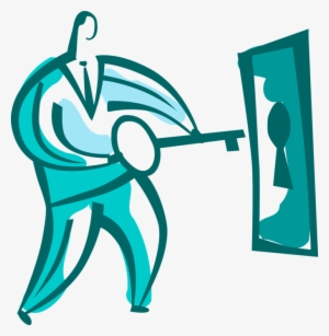 Vector Illustration Of Businessman With Security Skeleton - Graphic Design #3324063