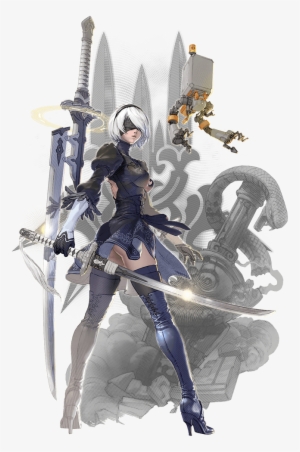 News2b Official Art - 2b Soul Calibur 6 #3324823