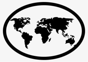 Earth Map In An Oval Comments - Resident Evil World Map #3324910