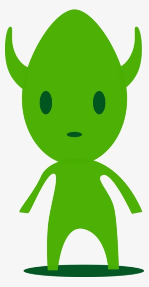 Green Cartoon Line Fiction Leaf - Clip Art #3325153