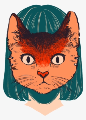 Illustration Tumblr, Cat Illustrations, Tumblr Red, - Cat Illustration #3325232
