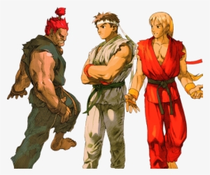 Transparent Street Fighter Ken Ryu Marvel Vs Capcom - Marvel Vs. Capcom 2: New Age Of Heroes #3325613