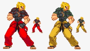 Some Sfv X Cvs2 Sprites Of Ken Masters' New Design - Ken Street Fighter V Sprite #3325655
