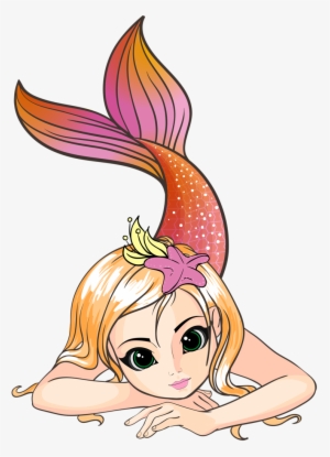 Vector Library Stock Png Mermaids Pinterest - Cute Cartoon Mermaid #3325891
