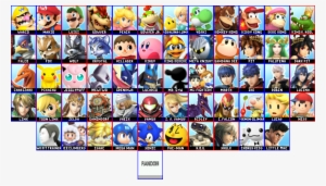 My Super Smash Bros For Wii U/3ds Roster - Shulk And Dark Pit #3326169