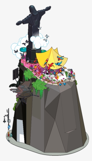 Pt Rio Cristoredentor 18k - Cristo Redentor Png #3326565