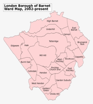 Barnet Wards Map - North London Grammar School #3327671
