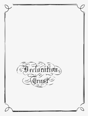 This Free Icons Png Design Of Deed Border Template #3327956