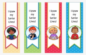 "i Know My Savior Lives" Book Marks - Art Activities #3328135