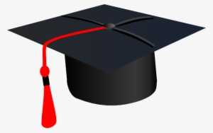 Red Grad Cap Clip Art - Graduation Cap Red Tassel #3328766