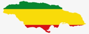 Flag Map Of Jamaica - Map Of Jamaica #3328768