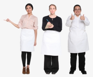 Servers, Food Servers, Waitresses - People Apron Png #3328945