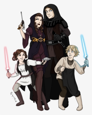 Skywalker Family Redesign By ~msciuto On Deviantart - Anakin And Padme ...