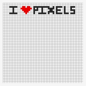 I Heart Pixels Banner Perler Bead Pattern / Bead Sprite - Handle It #3329452