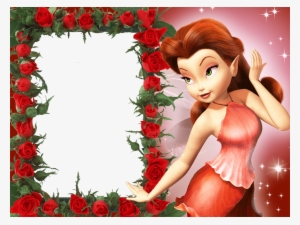Moldura De Foto Criança - Tinker Bell Rosetta #3331739