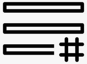 Liste D'hashtags Icon - Icon #3332202
