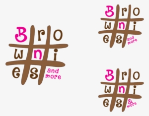 Hashtag Brownie A Logo, Monogram, Or - Logo Design Brownies Logo #3332270