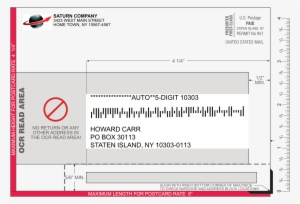 Postcard Addressing Template - Usps 4 X 6 In Postcard Template #3332327