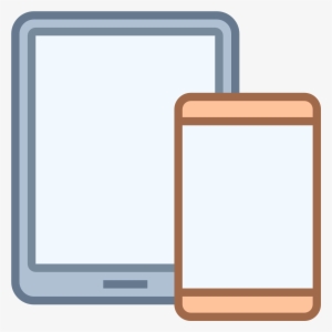 The Icon Is A Simplified Prescription Of Two Devices, - Tablet Computer #3332434