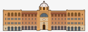 Central Academic Building Illustration - University Building Png #3332780