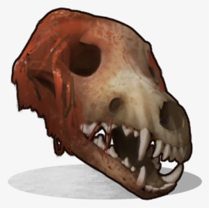Wolf Skull Icon - Rust Wolf Skull #3332887