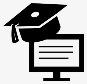 Internet Education Graduation Vector - Online Education Icon #3332953